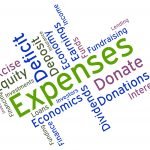 Expenses Word Indicating Finances Budget And Spending